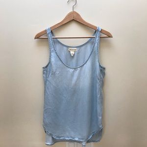 Anthropologie Chambray Tank Top